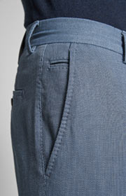 Hose Hanc in Blau gemustert