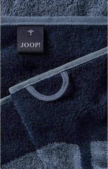 Ręcznik kąpielowy w kolorze ciemnoszarym/ciemnoniebieskim