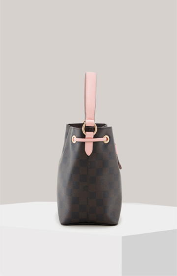 Piazza Edition Franziska Bucket Bag in dark brown/rosé