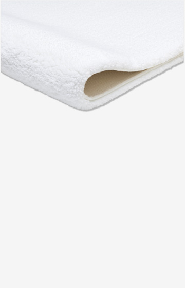 Bath Mat in White, 50 x 60 cm