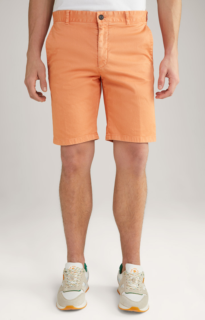 Bay chino shorts in orange