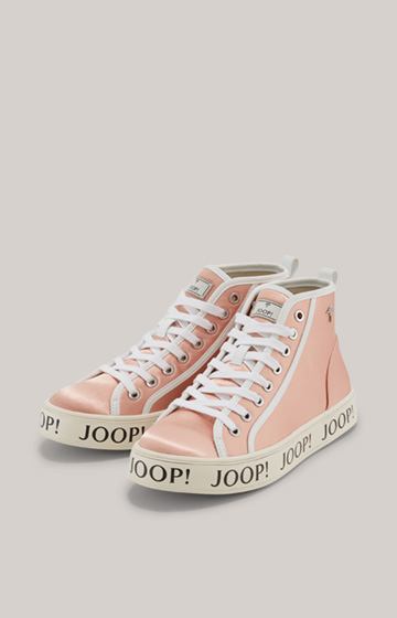 Classico Metallo Jil high-top trainers in coral