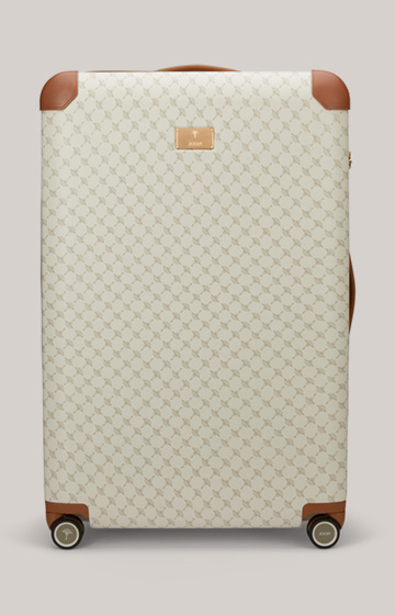 Twarda walizka Cortina Volare, rozmiar L w kolorze złamanej bieli