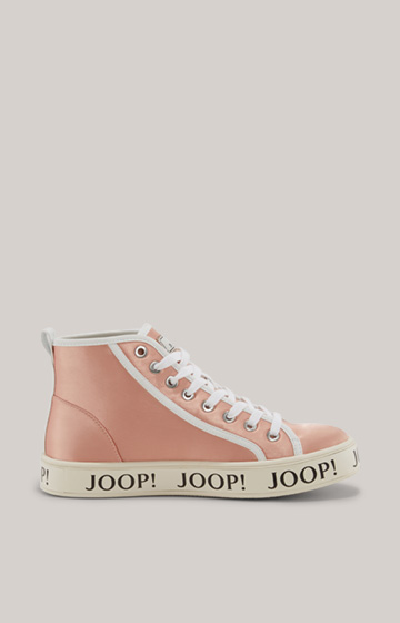 Classico Metallo Jil high-top trainers in coral