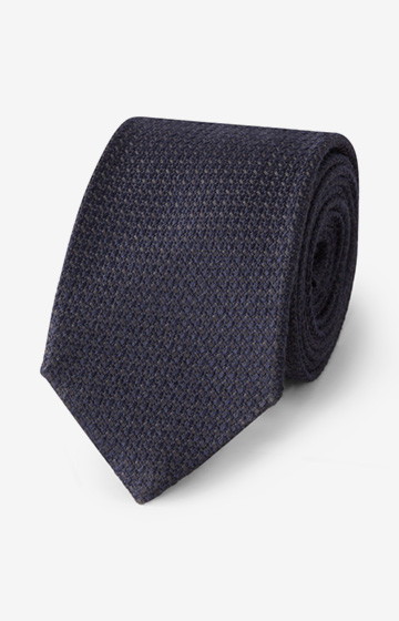 Krawatte in Navy gemustert