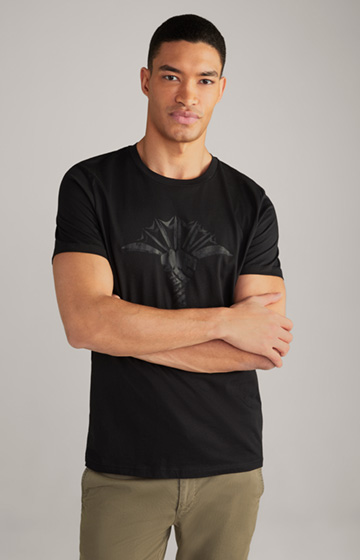 T-shirt Alerio w czarnym kolorze