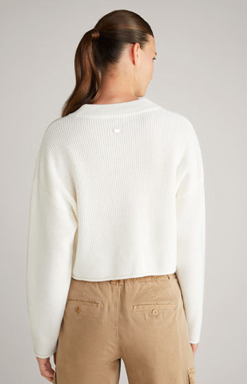 Knitted Sweater in Cream