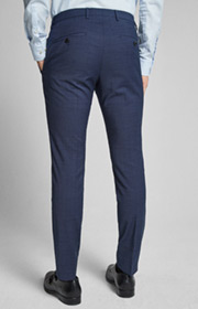 Baukasten-Hose Gun in Blau meliert