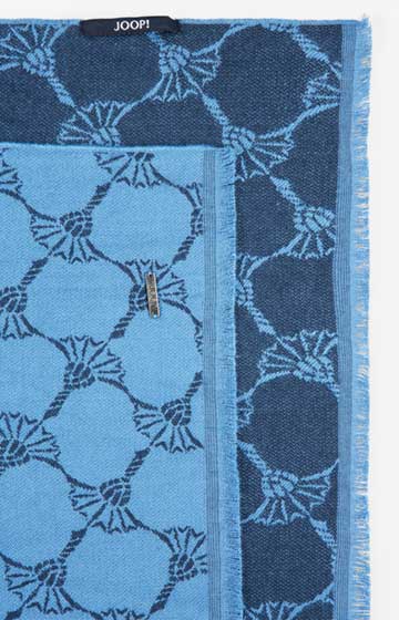 Schal Felix in Dunkelblau/Hellblau