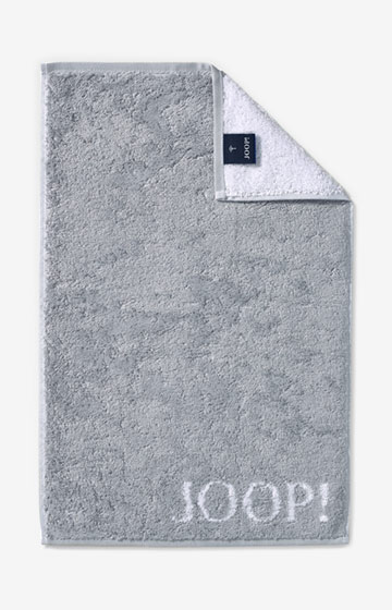 Classic Doubleface Guest Towel in Silver/Grey