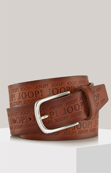 Leather Belt in Cognac