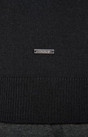 Rollkragenpullover Donte in Schwarz