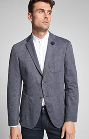 Sakko Heathrow in Blau meliert 