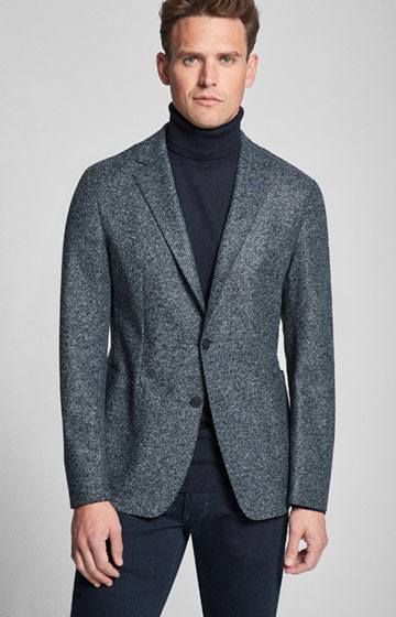 Sakko Helican in Grau melange