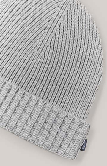 Francis Knitted Beanie in Grey