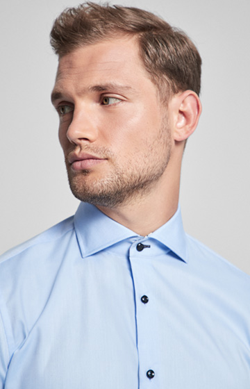 Hemd Panko - bügelleicht - in Blau