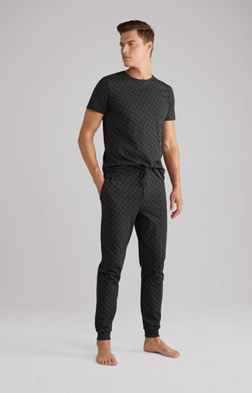 Loungewear Jogging Trousers in Anthracite Melange