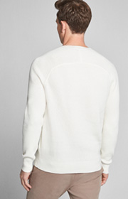 Pullover Sage in Offwhite 