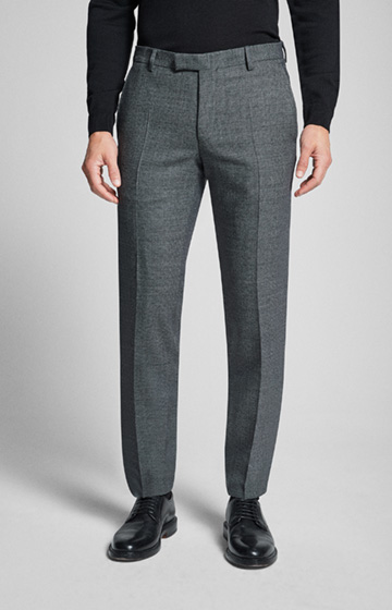 Hose Blayr in Schwarz/Silbergrau gemustert