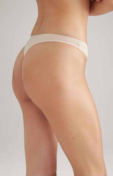 Seamless thong in Nude
