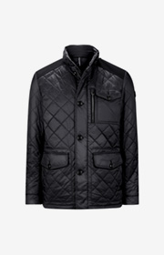 Steppjacke Clinton in Schwarz