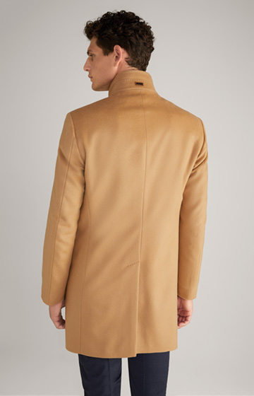 Maron Cashmere Blend Coat in Camel