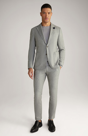 Hoverest-Hank Modular Suit in Grey Melange
