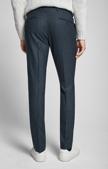 Hose Blayr in Navy gemustert