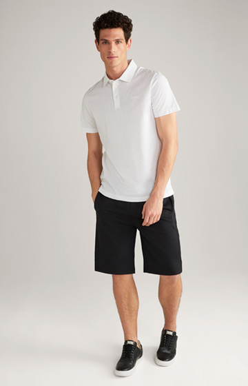 Baumwoll-Poloshirt Pacey in Weiß