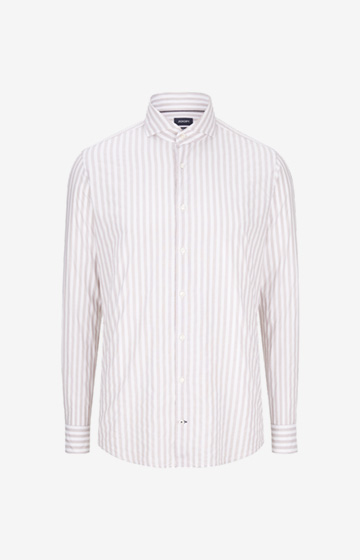 Hemd Pajos in Braun gestreift