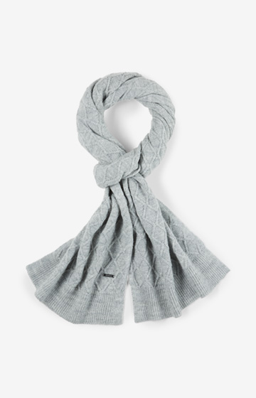 Schal Fayek in Hellgrau