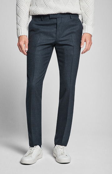 Hose Blayr in Navy gemustert