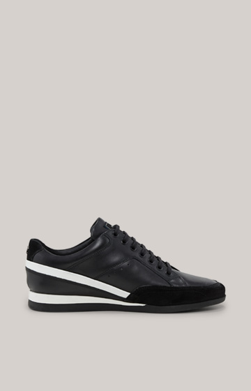 Tinta Hernas Leather Trainers in Black