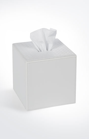 Kosmetiktuch-Spender Bathline, Weiß