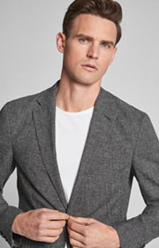 Sakko Hoverest in Grau-Braun gemustert