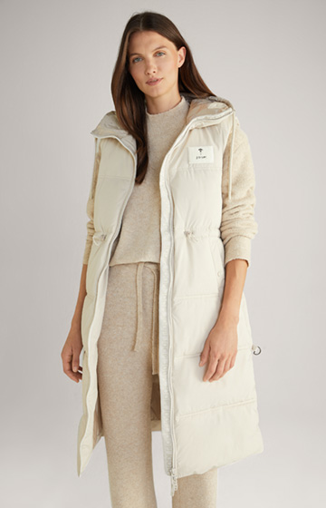 Quilted Waistcoat in Off-white