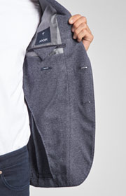 Sakko Heathrow in Blau meliert 