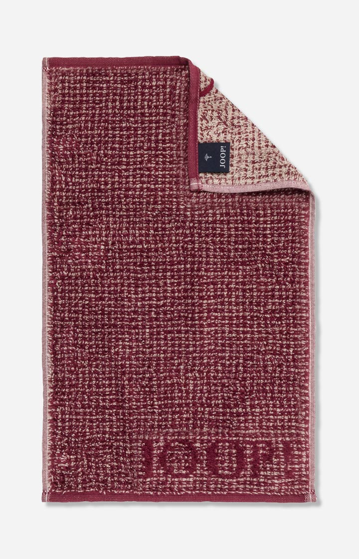 Ręcznik dla gości SELECT ALLOVER marki JOOP! w kolorze różowym, 30 x 50 cm