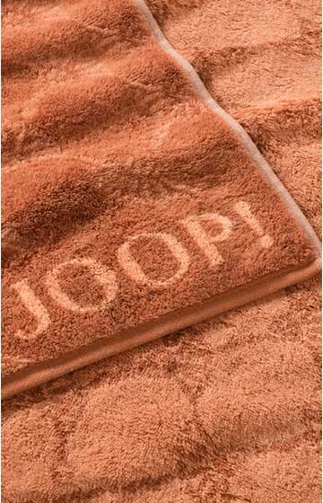 JOOP! CLASSIC CORNFLOWER guest towel in copper