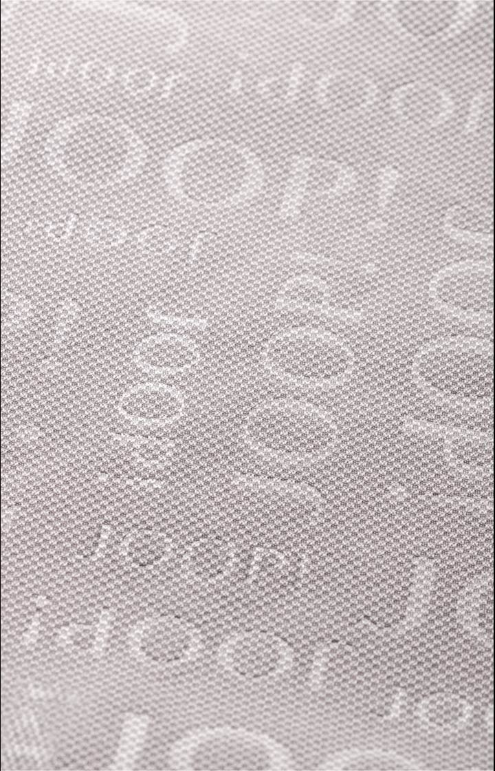 Poszewka na poduszkę JOOP! LABEL (40 x 40 cm) w srebrnym kolorze