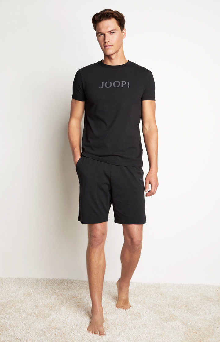 Loungewear T-Shirt in Schwarz