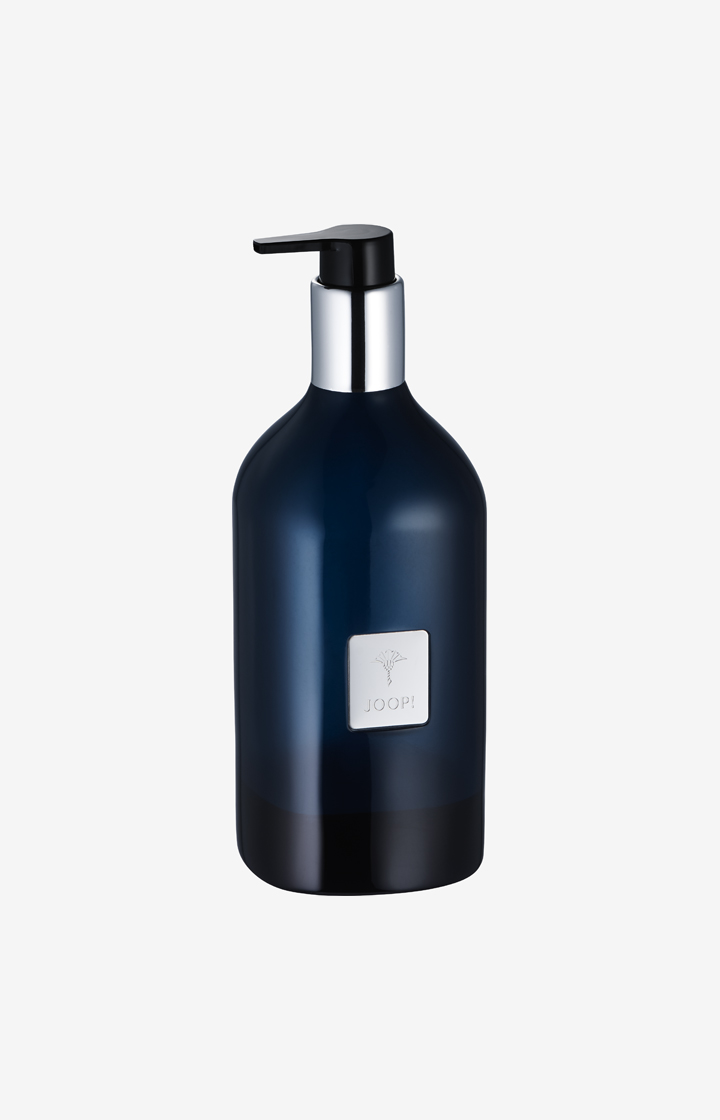 Crystal Line soap dispenser in dark blue