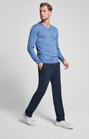 Pullover Damien in Hellblau