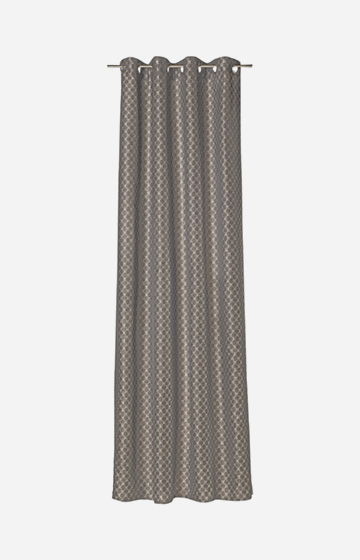Ready-made all-over curtain, grey/beige