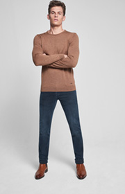 Pullover Denny in Hellbraun