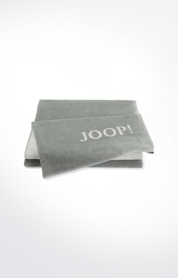 Wohndecke Uni-Doubleface, Silber-Grau