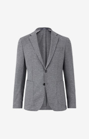 Sakko Hoverest in Mittelgrau meliert