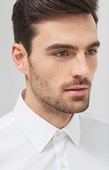 X-Long Hemd Pierce - bügelleicht - in Weiß