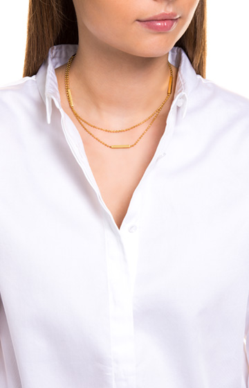 Halskette in Gelbgold
