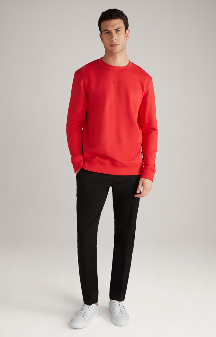 Baumwoll-Sweatshirt Salazar in Rot